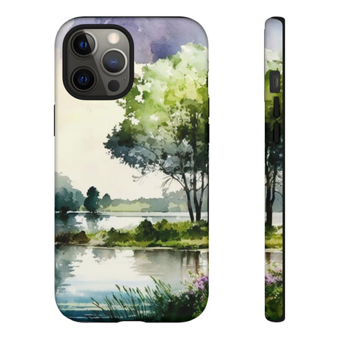Summer Day by the Lake - Impact Resistant Phone Case
